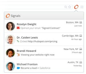 Hubspot Signals