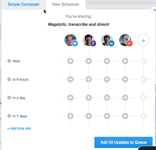 Buffer Scheduler