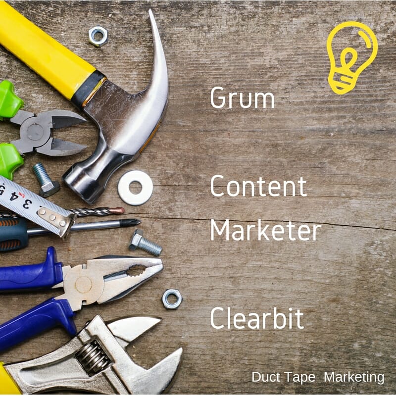 grum content marketer clearbit