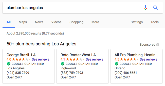 Google Local Services Ads